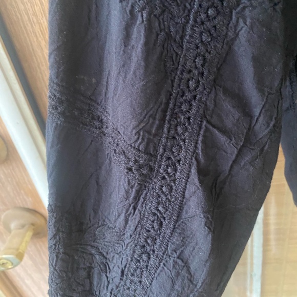 Ultra Pink Black Textured Blouse - Picture 5 of 8